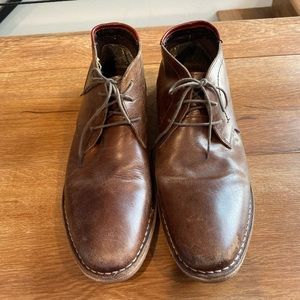 Steve Madden brown leather boots